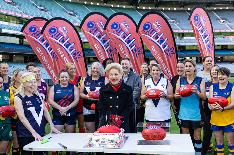 AFL Masters launches new quick kick program for women over 35