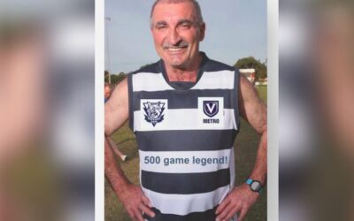 Geelong AFL Masters Legend Charlie Adornetto Sets New Games Record