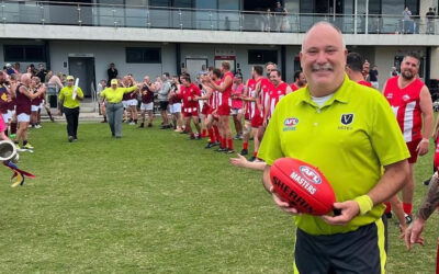 Al Manning reaches 300 games umpiring milestone