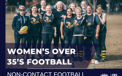 AFL MASTERS NON-CONTACT WOMEN’S FOOTBALL COME AND TRY SESSIONS!