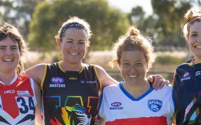 Women’s 35s celebrate Pride Round